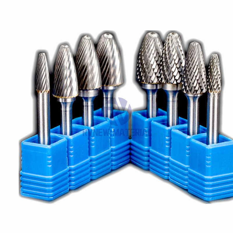 6mm Cross Double X Gear Milling Rotary Carbide Burrs Cutter Indexable
