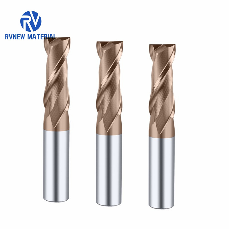  CNC Square End Mill Solid Carbide Corner Radius Cutting Tool for Steel