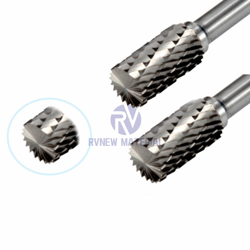 Tungsten Cylindrical Carbide Rotary Wood Cutting Carving Tool Burrs for Wood Metal Cutting and Carving