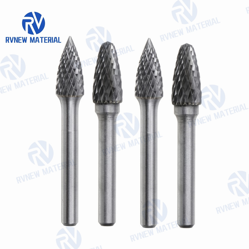 Hot Sales 1/4'' Shank Dia Porting Tools Tungsten Carbide Rotary Burrs Set