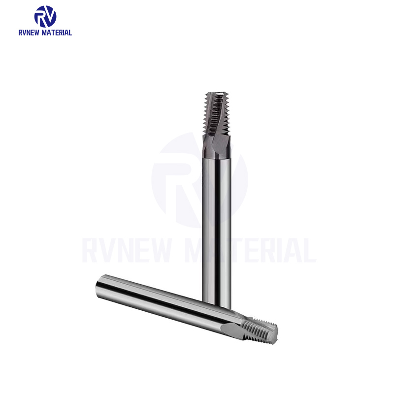 Full Tooth Solid Tungsten Carbide End Mill Thread Milling Cutter 