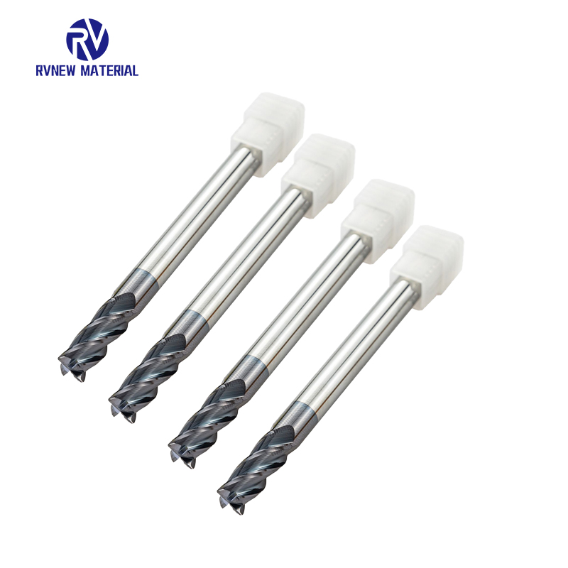 4 Flute china milling cutters CNC carbide tools Carbide End Mill HRC55 flat milling cutter