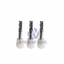 Cemented Carbide 4 Flutes Tungsten Carbide Flat End Mill
