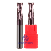 Solid Carbide 2 Flute End Mill for High Hardness