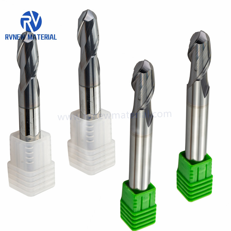 Hot New Products 4 Flutes Square Mill Cutter Ball Nose Endmill Cutting Tool 