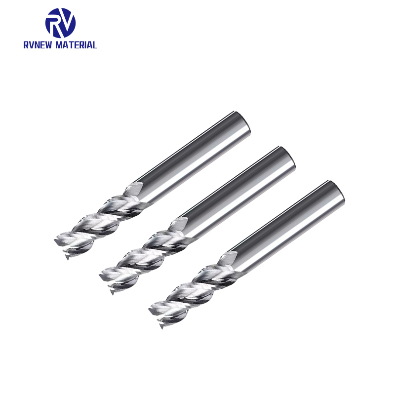 3Flutes 45HRC solid carbide milling cutter end mill for aluminum