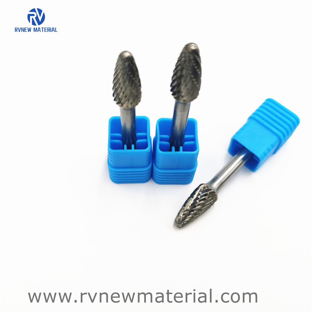 Double Cut Tungsten Steel Solid Carbide Rotary Burrs Set
