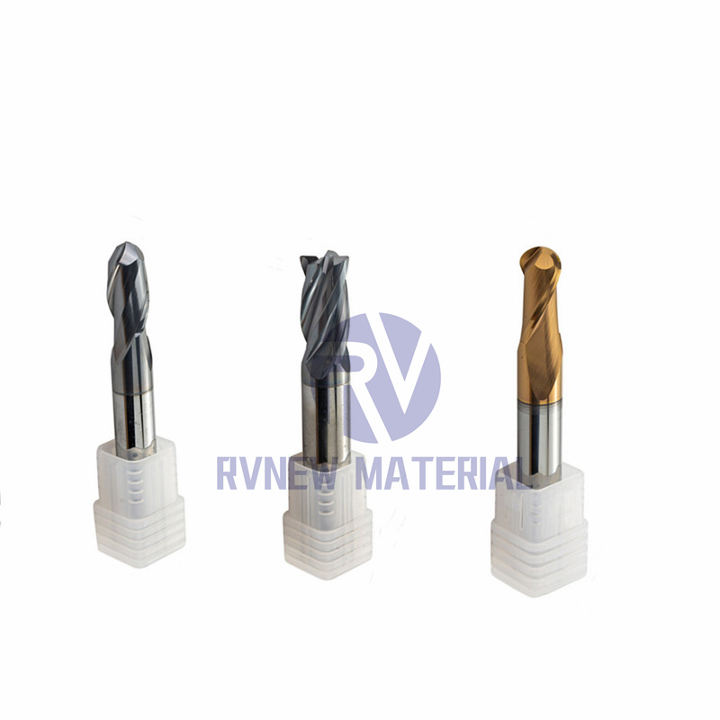HRC 65 Solid Carbide Standard End Mill for High Performance Milling 
