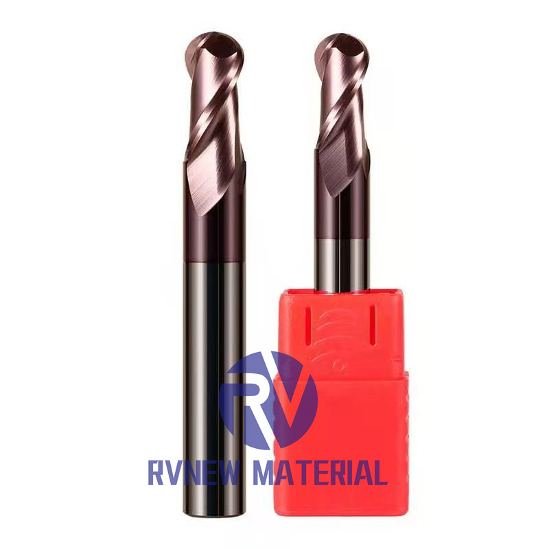 Solid Carbide Ball Nose End Mill With TiALN Coating
