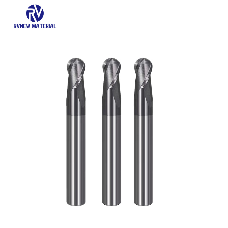 2Flutes Ball Nose Tungsten Carbide End Mills For General Purposes
