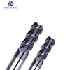 4 Flutes 62HRC solid carbide end mill flat end mill