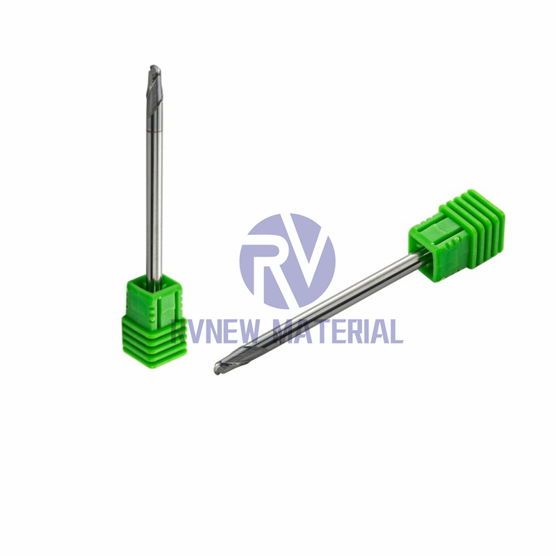 Solid 2 Flutes Tungsten Carbide End Mills Cutting Tools