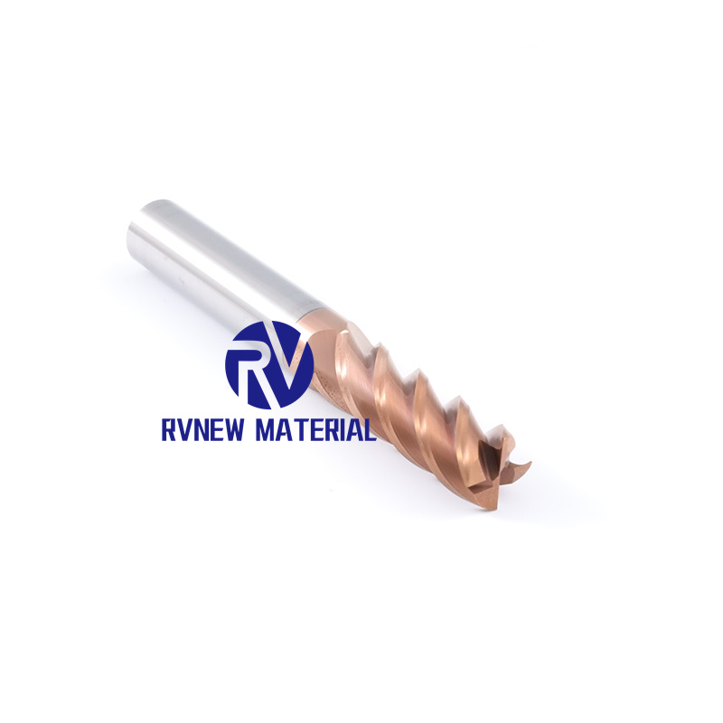 4 Flute Solid Carbide Round Corner End Mill For General Purposes