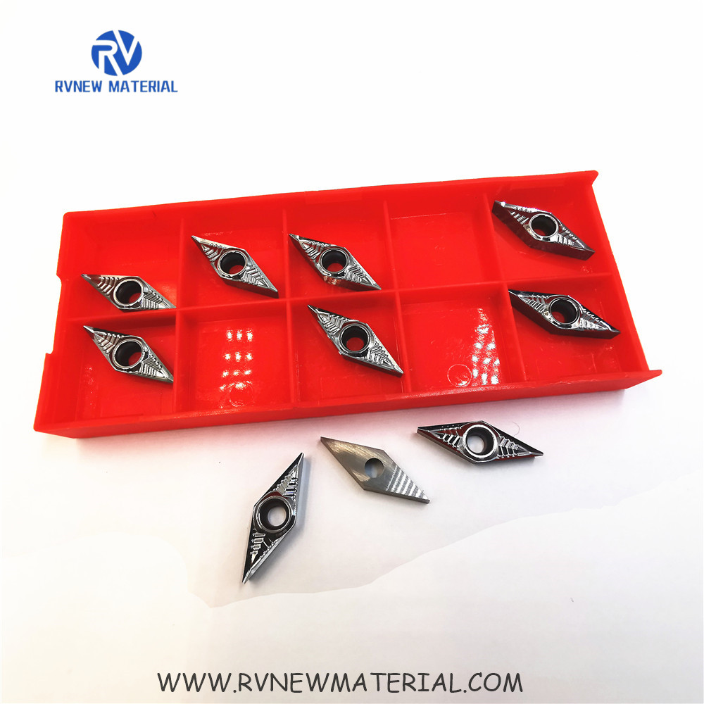 Carbide Inserts for Turning Aluminium Grade AK10 (K10 Uncoated Micro–Grain Carbide Ground with Polished Surface) for Aluminium Copper Alloys Plastics and Abrasive Material
