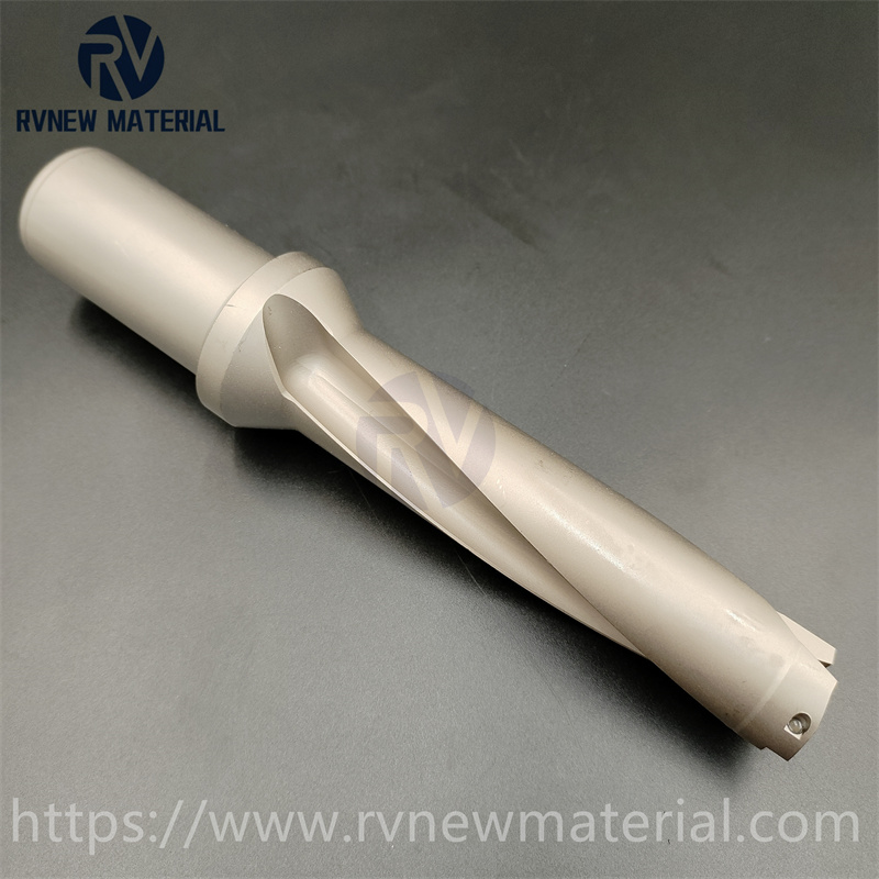 4D28 WC with Double Helix Internal Cold Hole U Drill From Zhuzhou Manufaturer