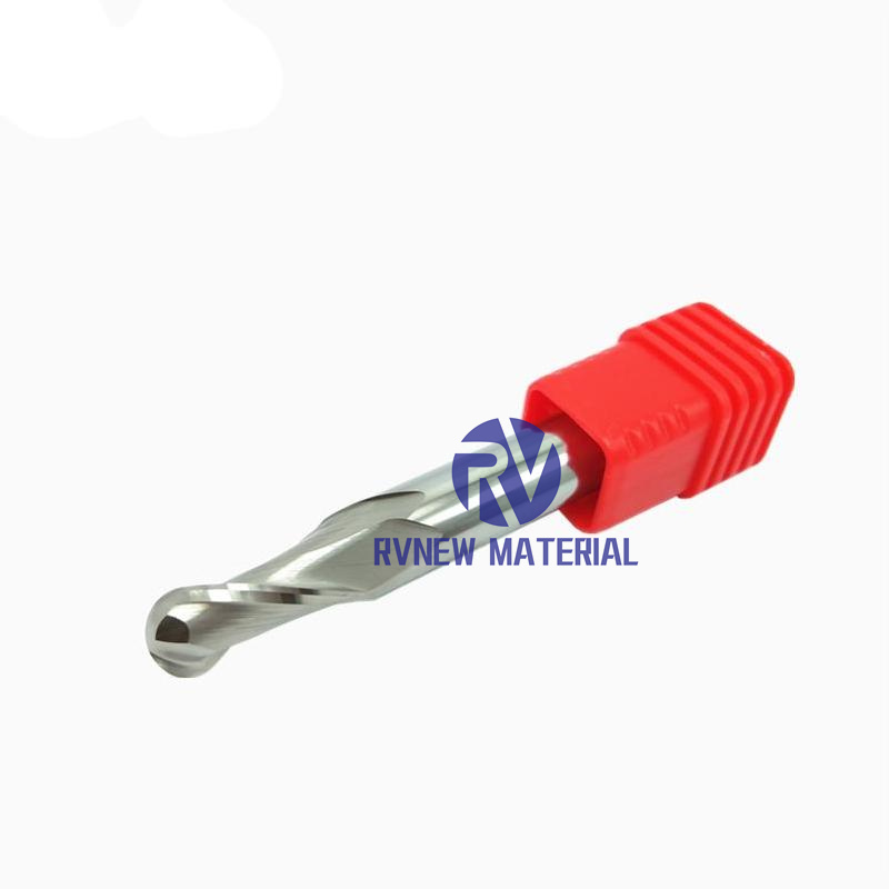 Solid Carbide 2 Flute Ball Nose End Mill for General Purposes