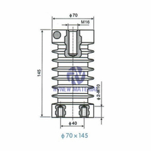 10KV 70×145 High Voltage Insulator Standard Porcelain Line Post Insulators Epoxy resin insulators