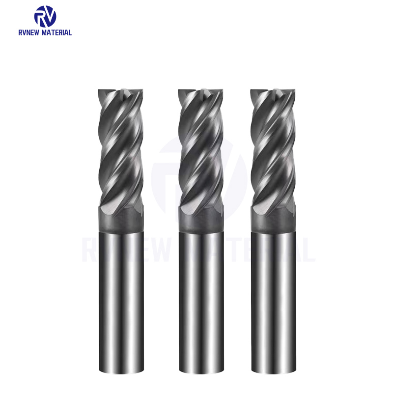 4Flutes Carbide Cutting Tool For Processing Steel